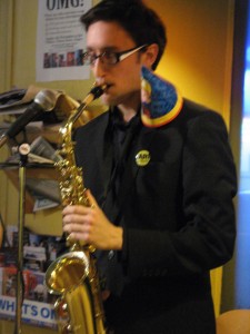 Robert Wringham on Saxophone